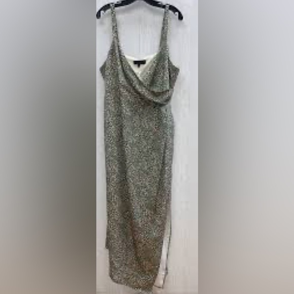 eloquii green sequin dress Habitat Express Solid Hidden Pocket Swing Shirt Women's Long Sleeve To –  Footwear etc main image 0